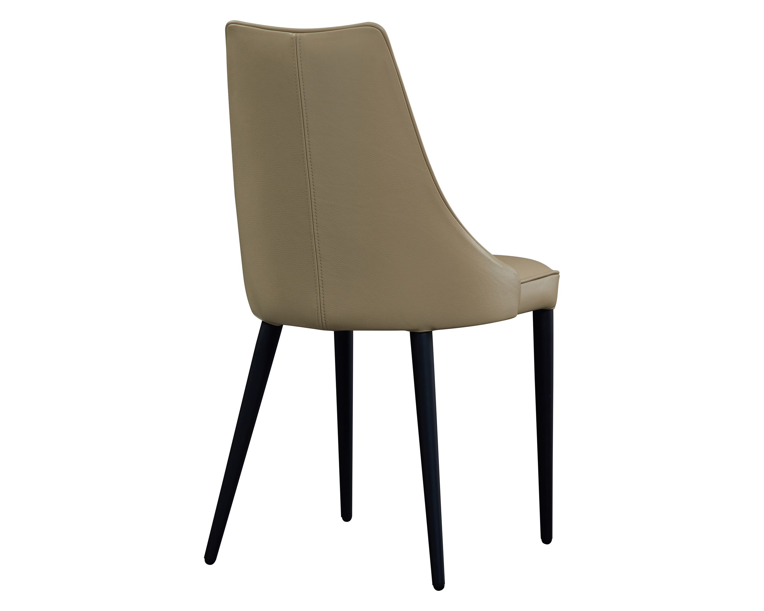J&M Milano Leather Dining Chair - Tan