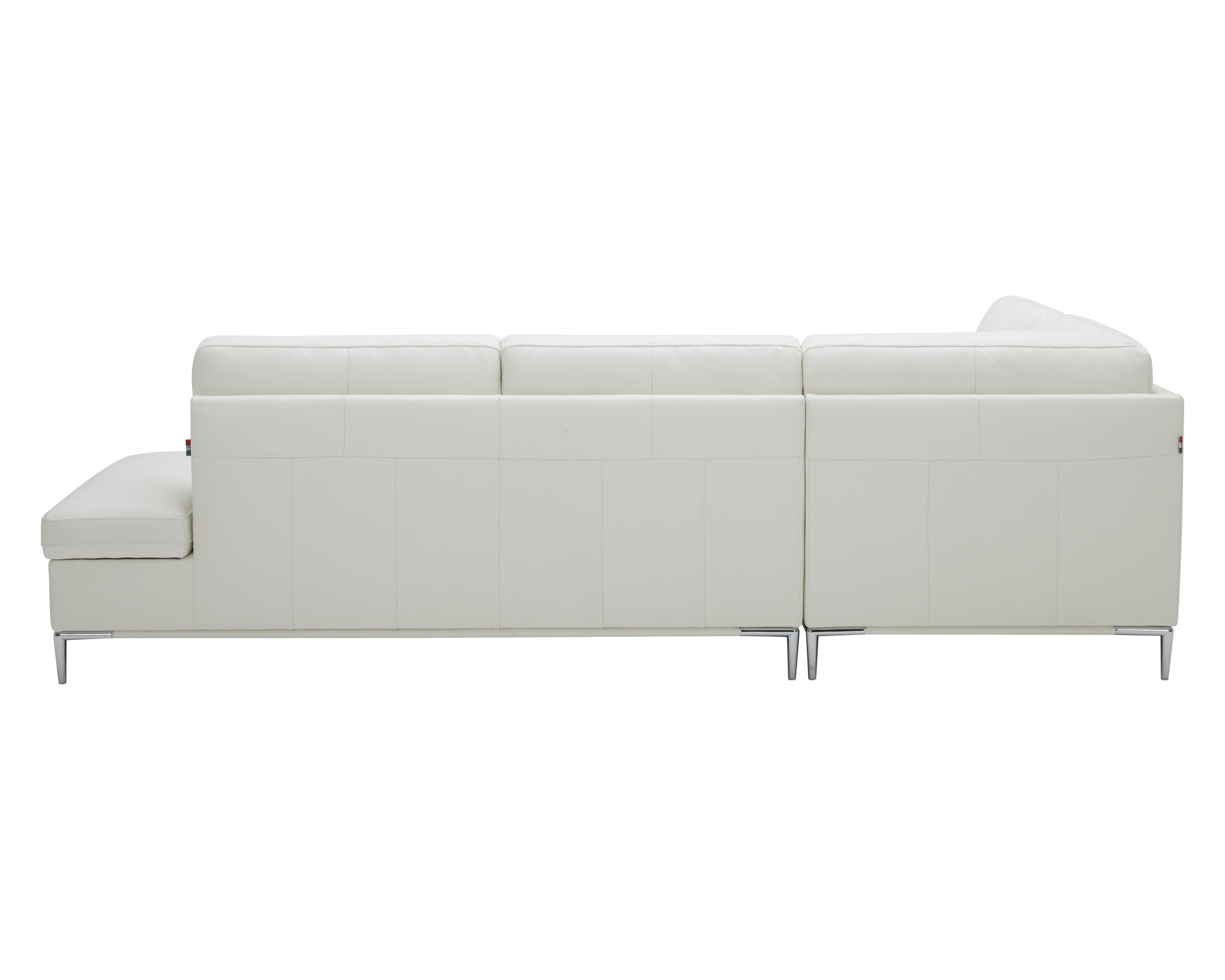 J&M Leonardo Sectional - Left Hand Facing, White