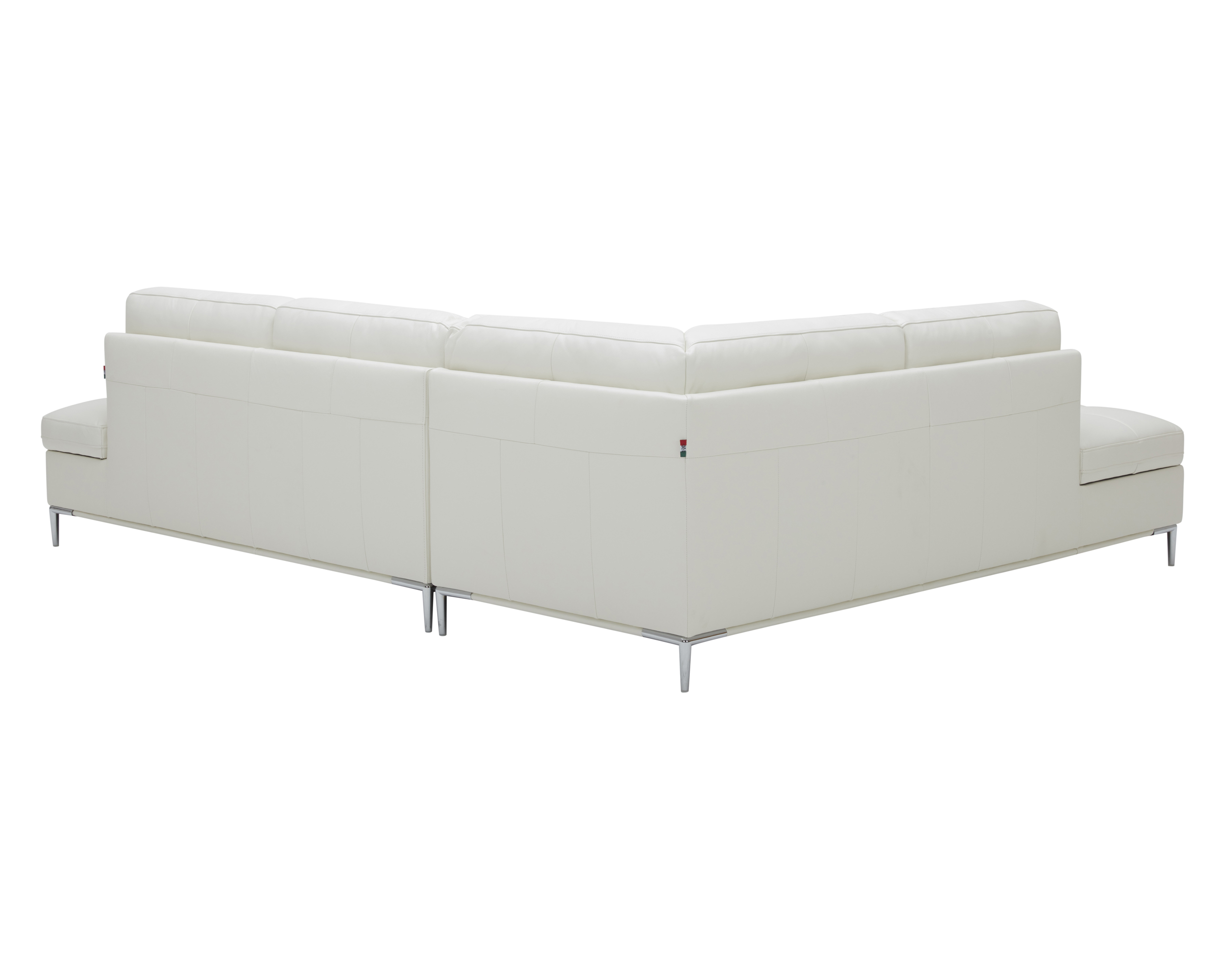 J&M Leonardo Sectional - Left Hand Facing, White