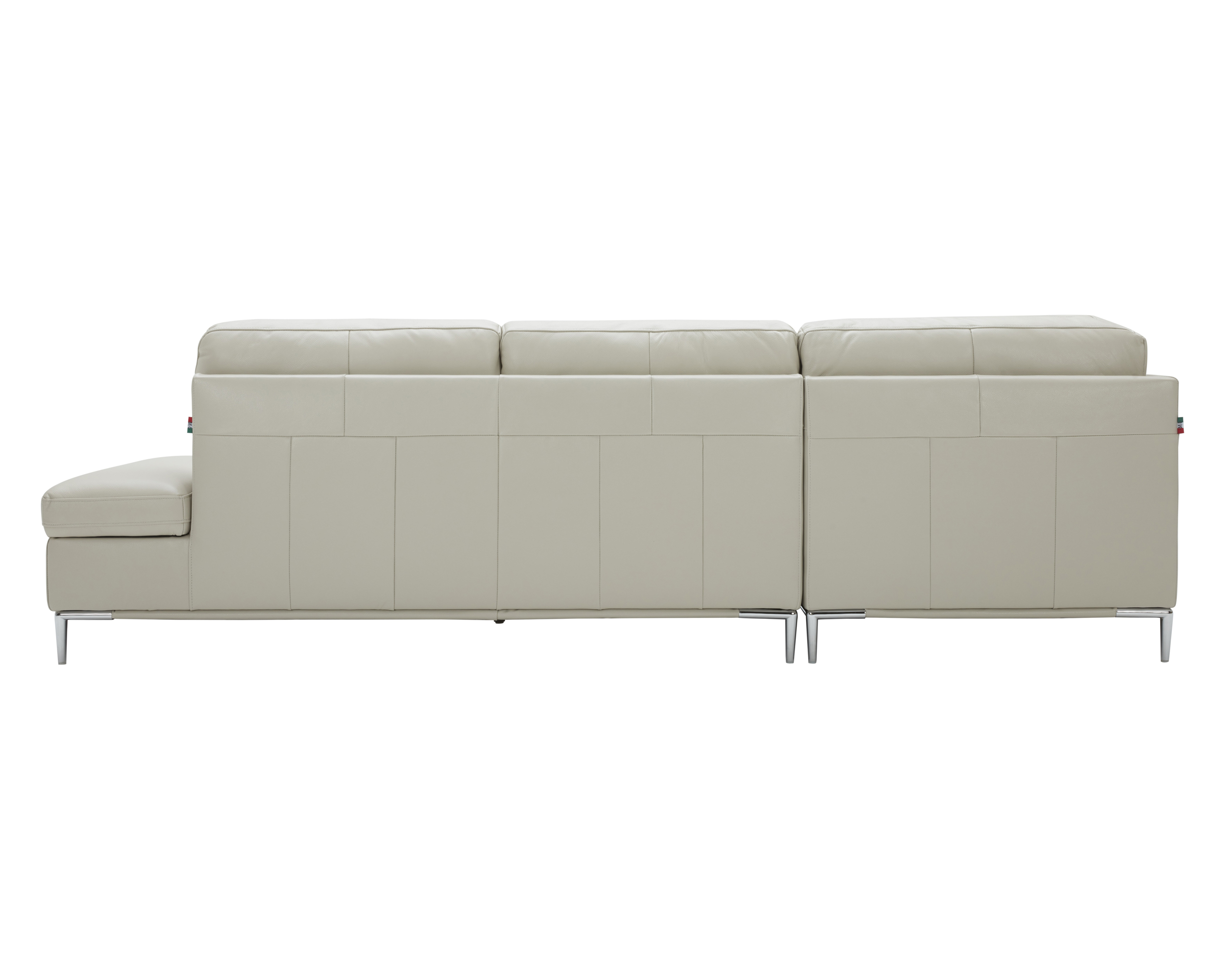 J&M Leonardo Sectional - Left Hand Facing, Silver Gray