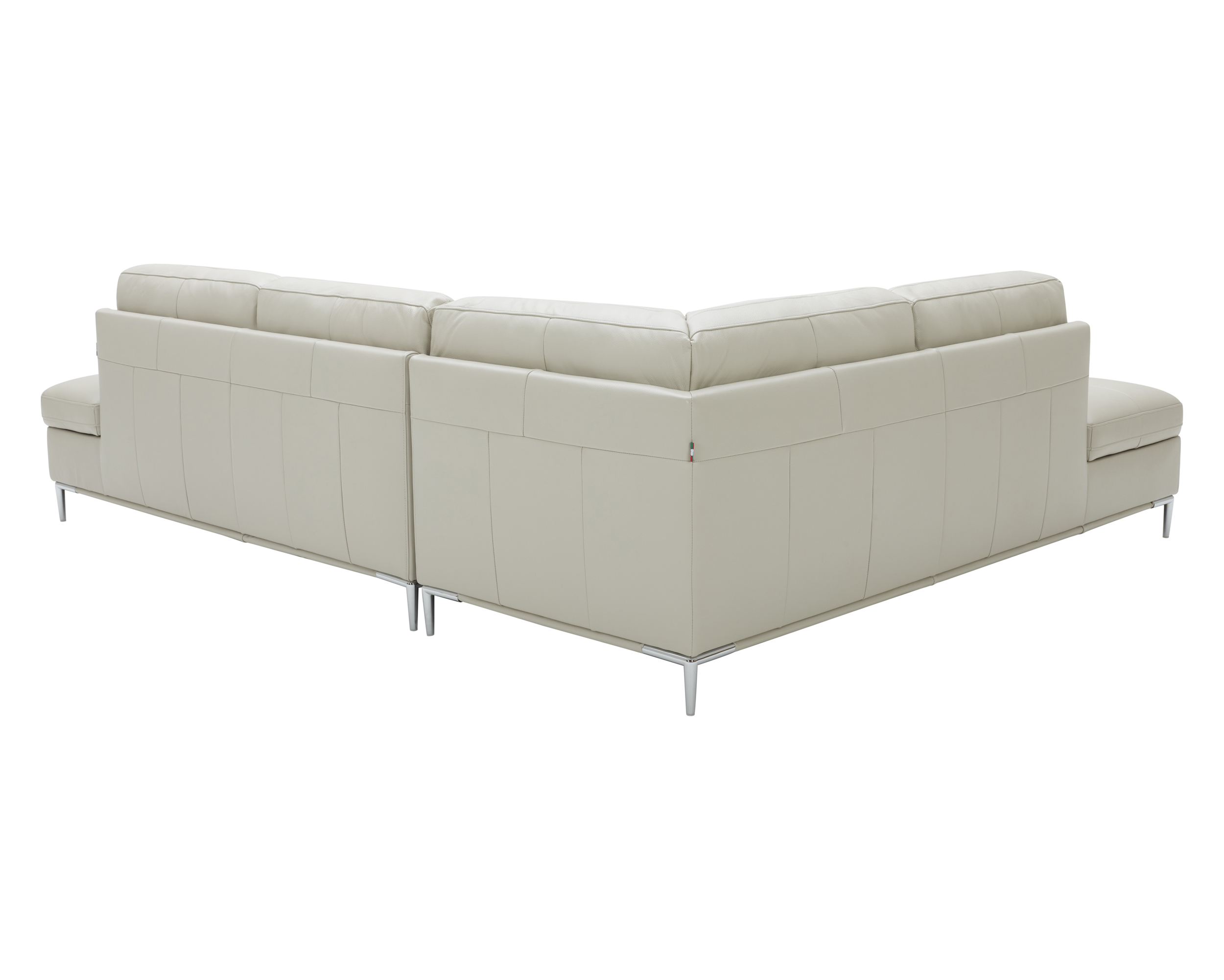 J&M Leonardo Sectional - Left Hand Facing, Silver Gray