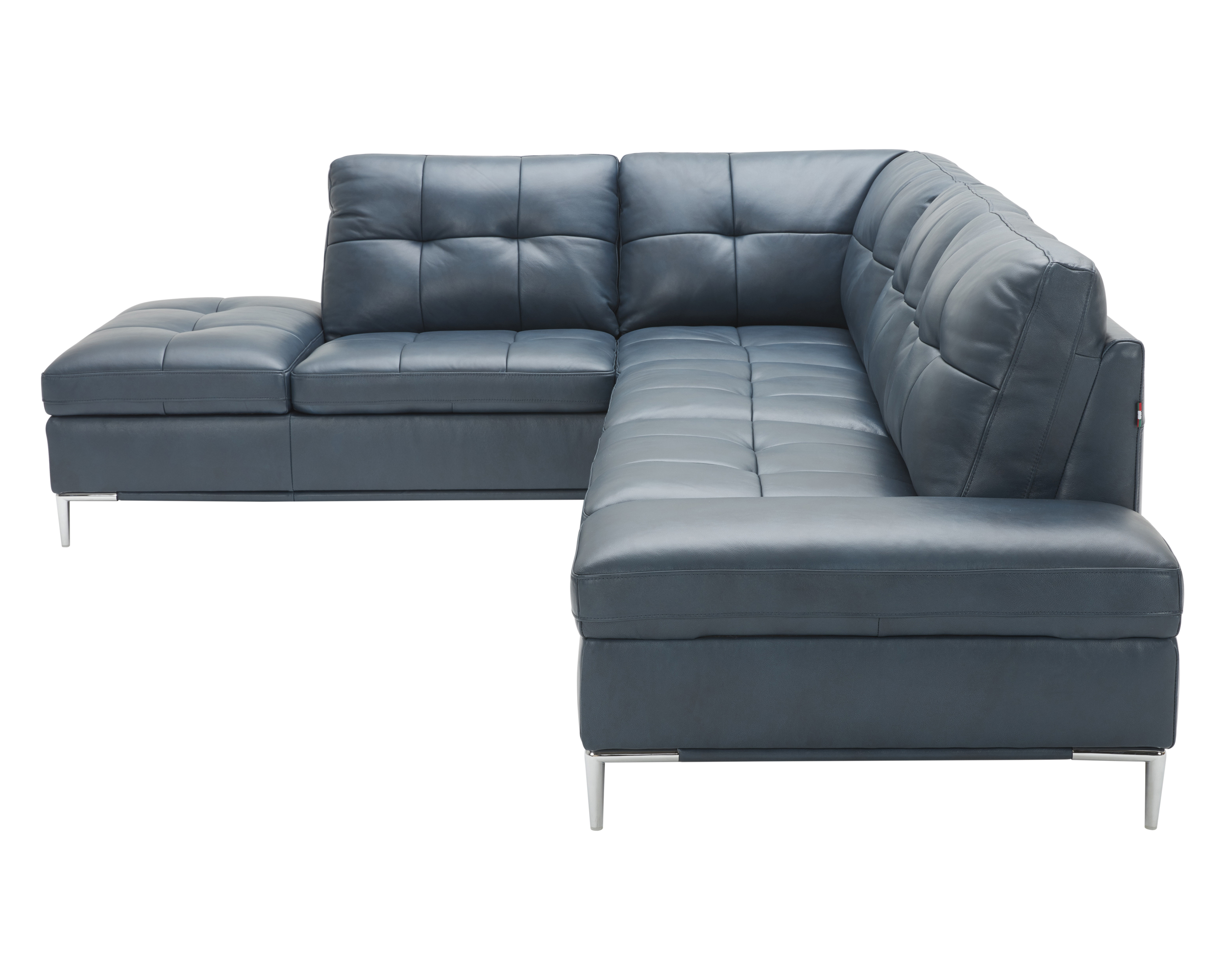 J&M Leonardo Sectional - Left Hand Facing, Blue