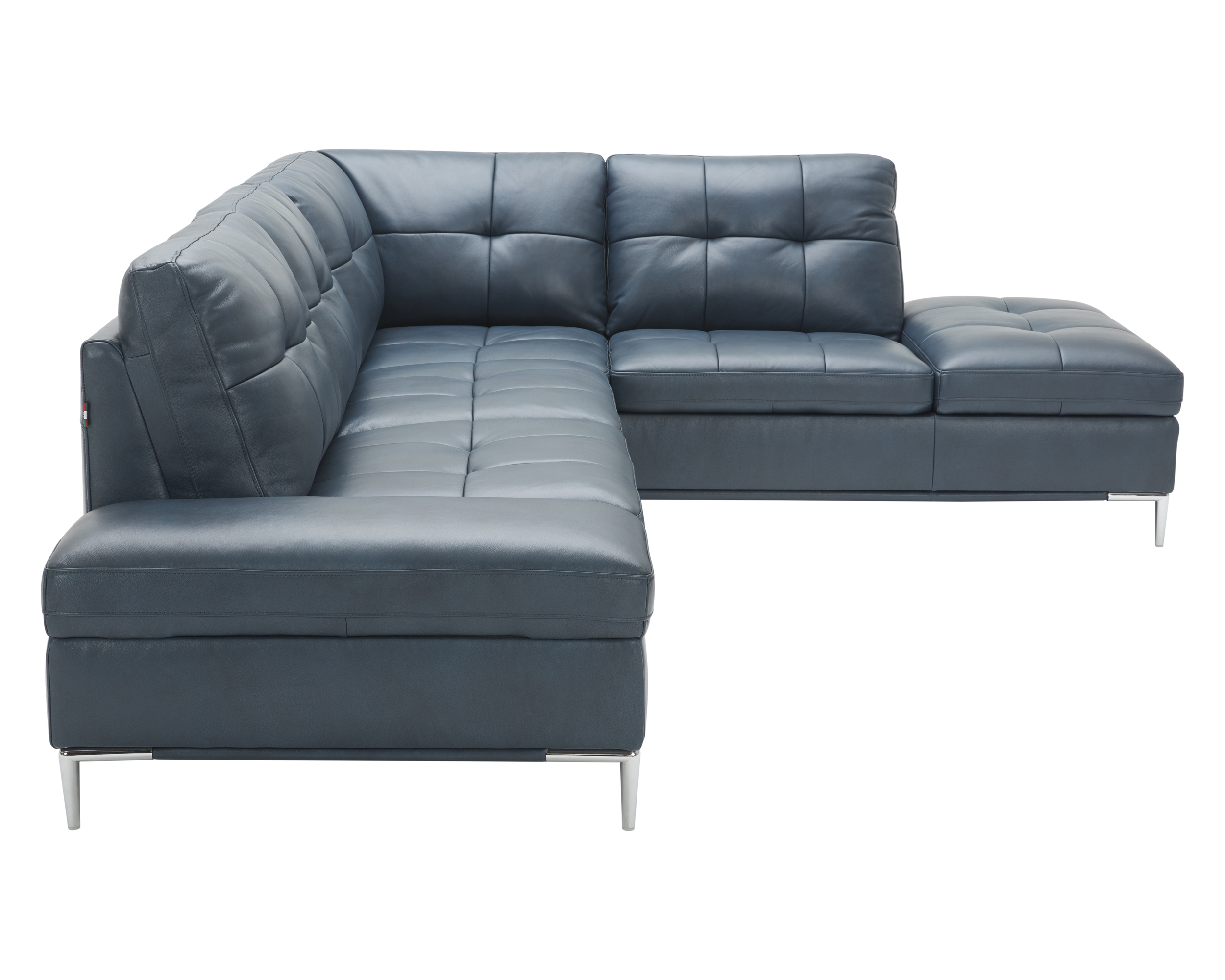 J&M Leonardo Sectional - Right Hand Facing, Blue