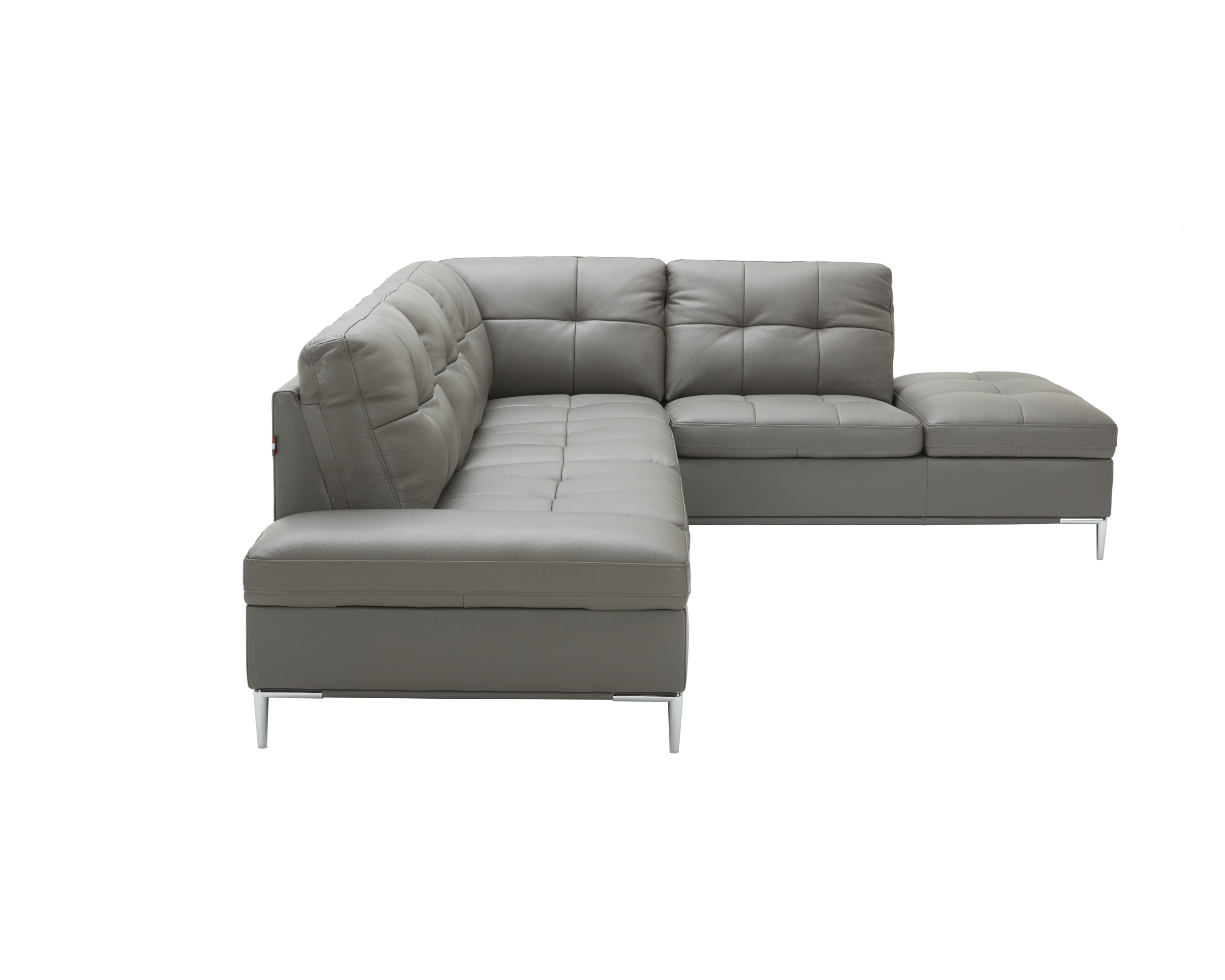 J&M Leonardo Sectional - Right Hand Facing, Gray