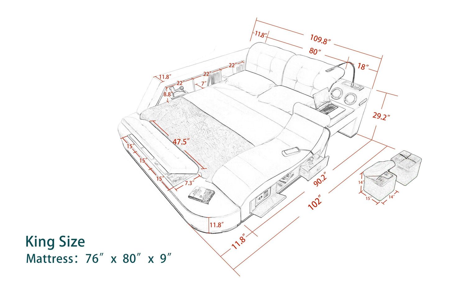 Image may differ from actual product color and configuration.