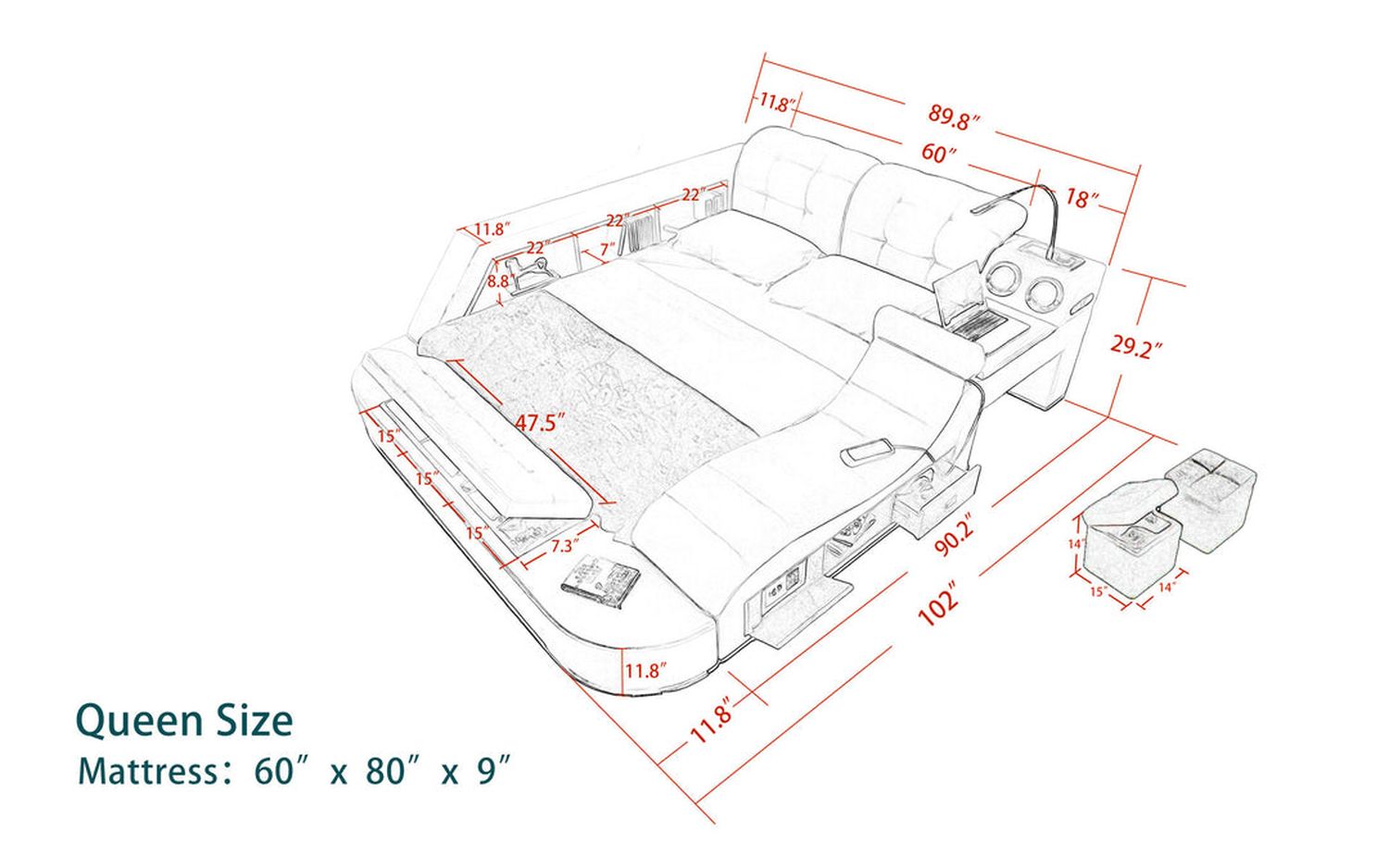 Image may differ from actual product color and configuration.