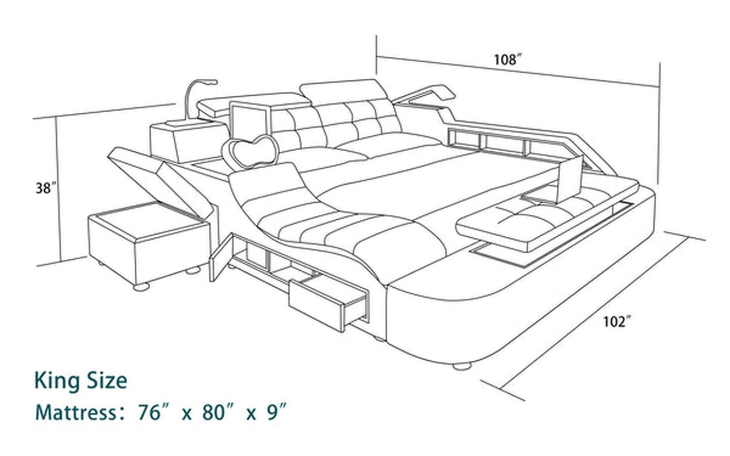 Image may differ from actual product color and configuration.