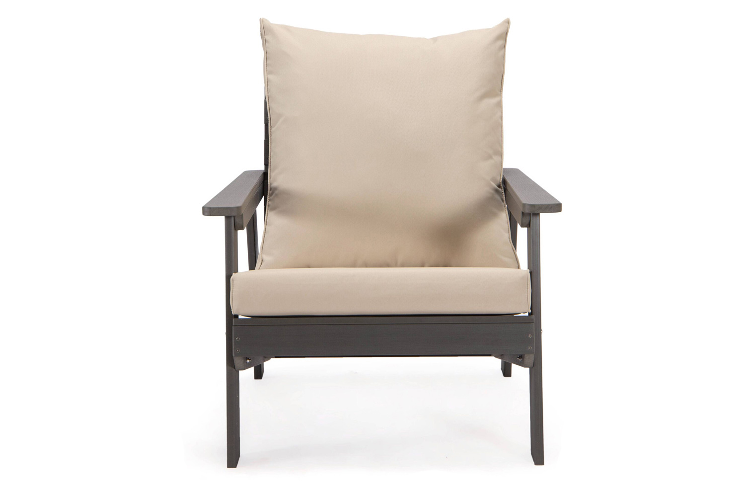 LeisureMod Alpine Modern Polystyrene 4-Peice Patio Conversation Set - Beige