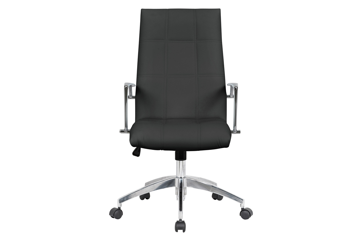 LeisureMod Benmar Leatherette Office Chair - Black