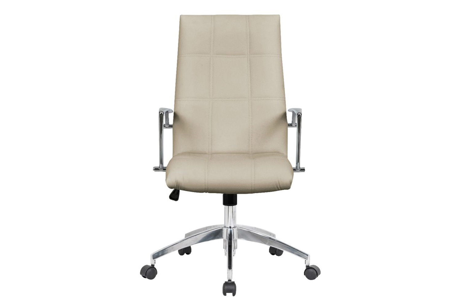 LeisureMod Benmar Leatherette Office Chair - Tan