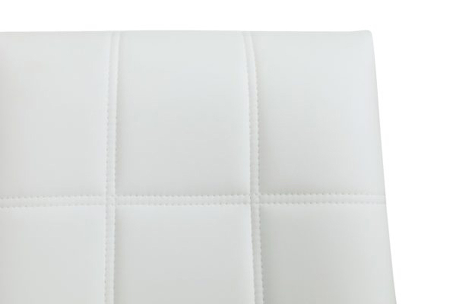 LeisureMod Benmar Leatherette Office Chair - White