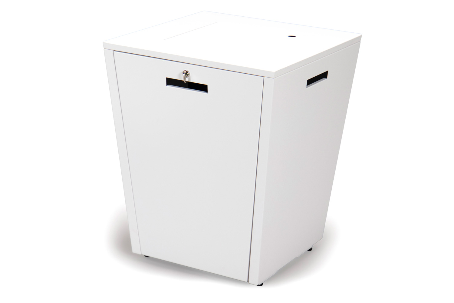 LeisureMod Chelsea Aluminum Patio Modern Propane Fire Pit Side Table - White