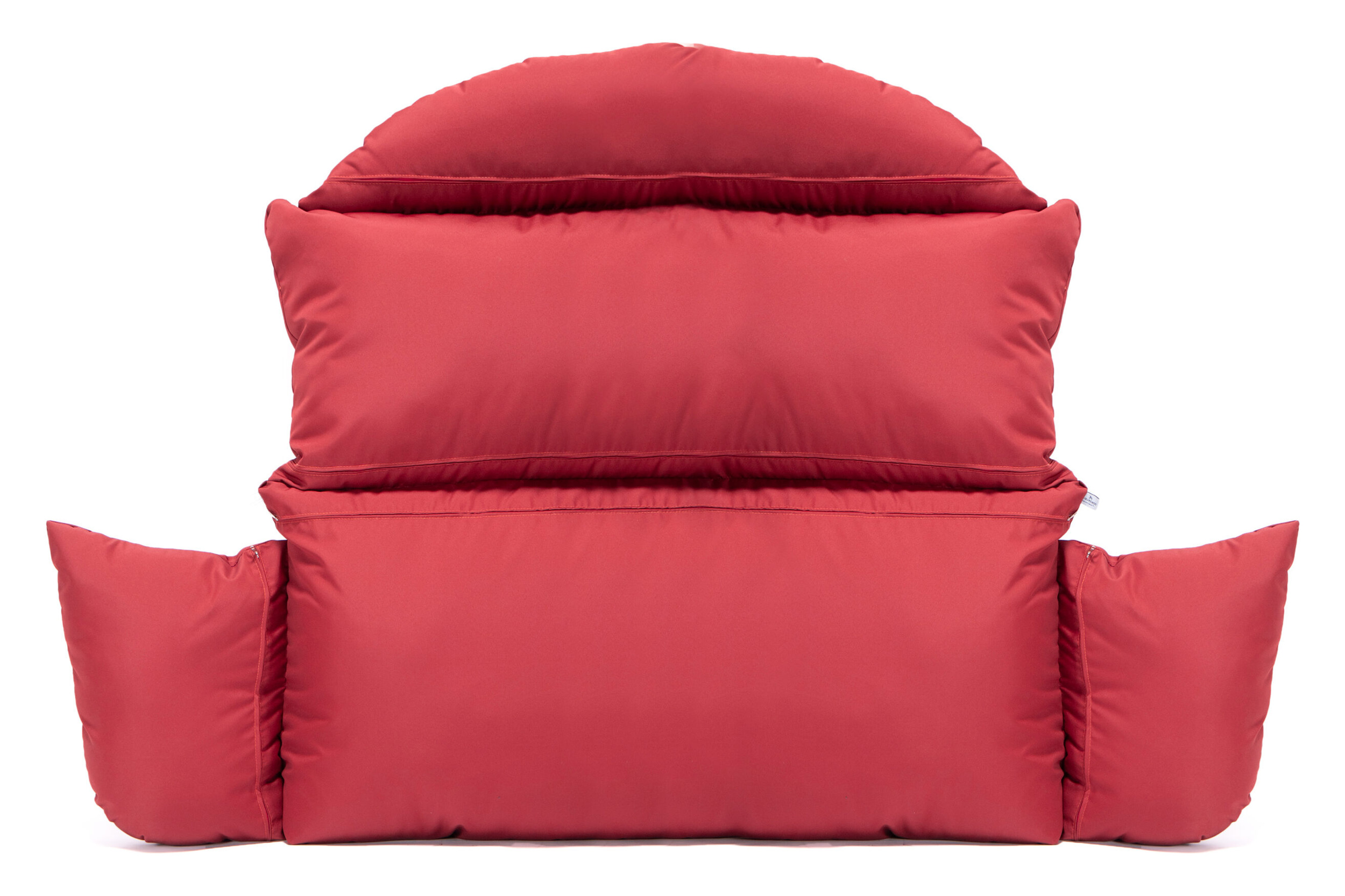 LeisureMod Hanging 2 person Egg Swing Cushion - Red