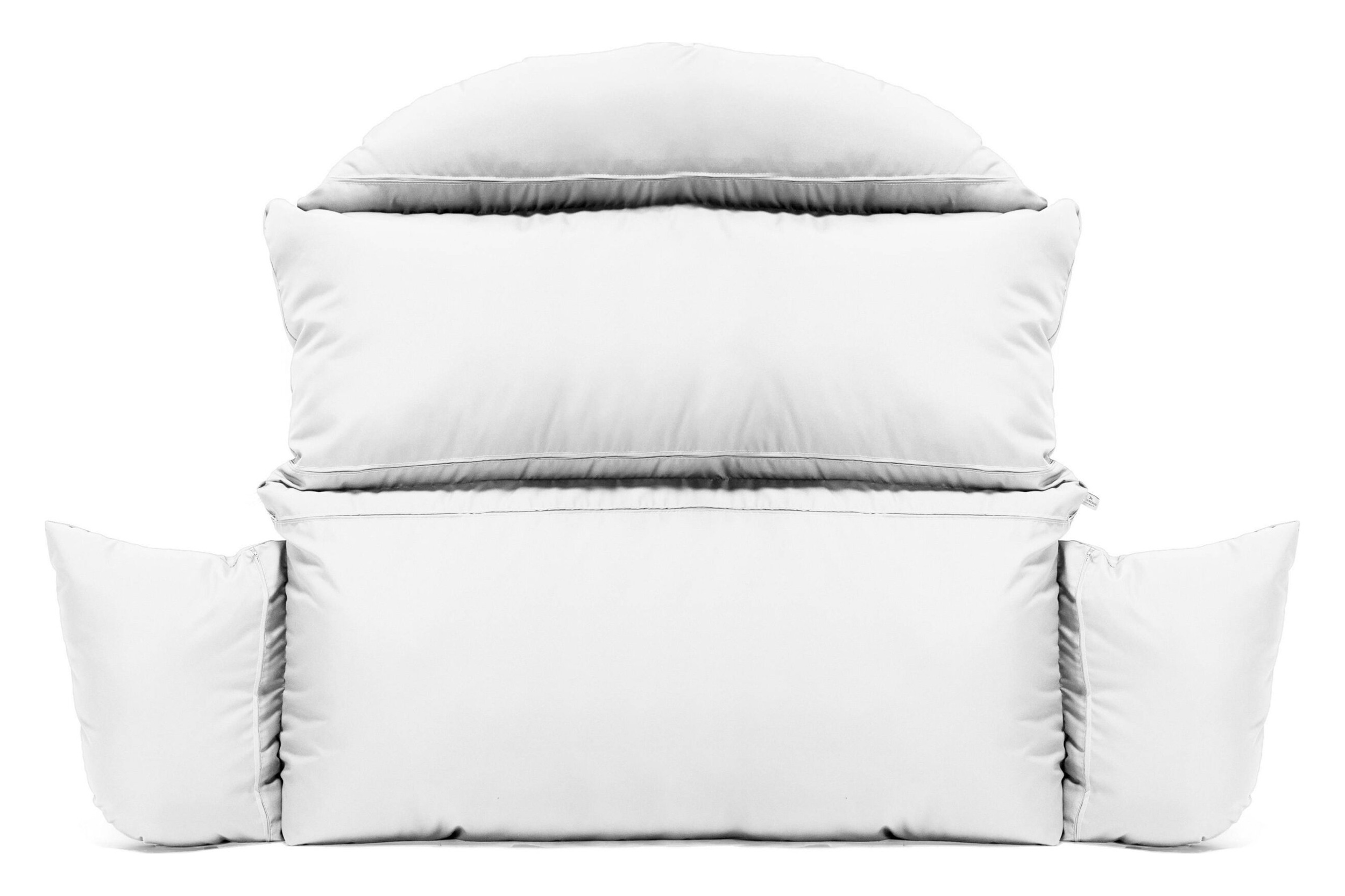 LeisureMod Hanging 2 person Egg Swing Cushion - White