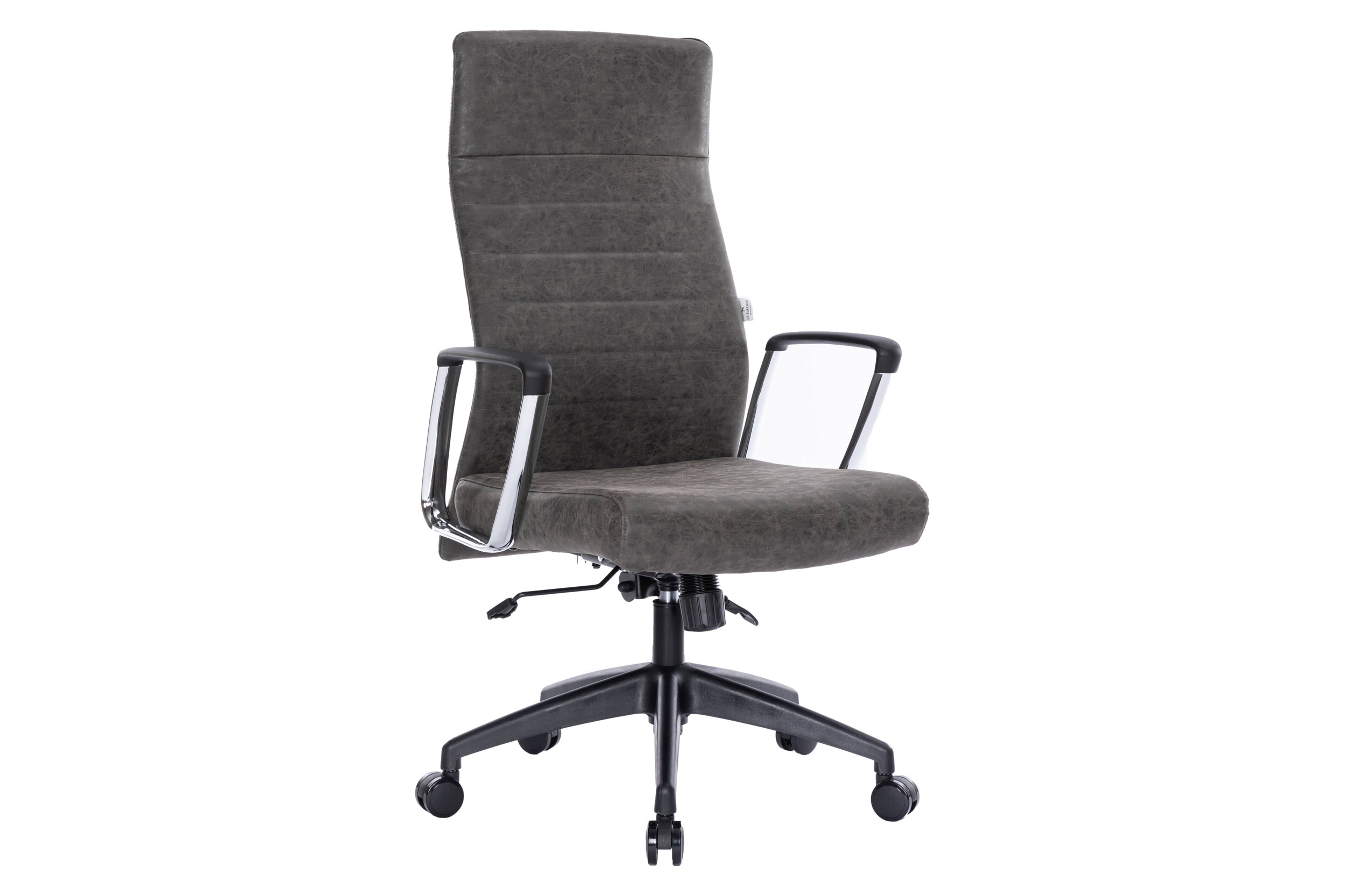 LeisureMod - Hilton Modern High-Back Leather Office Chair