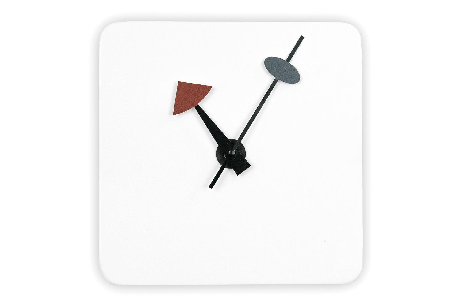 LeisureMod - Manchester Modern Square Silent Non-Ticking Wall Clock
