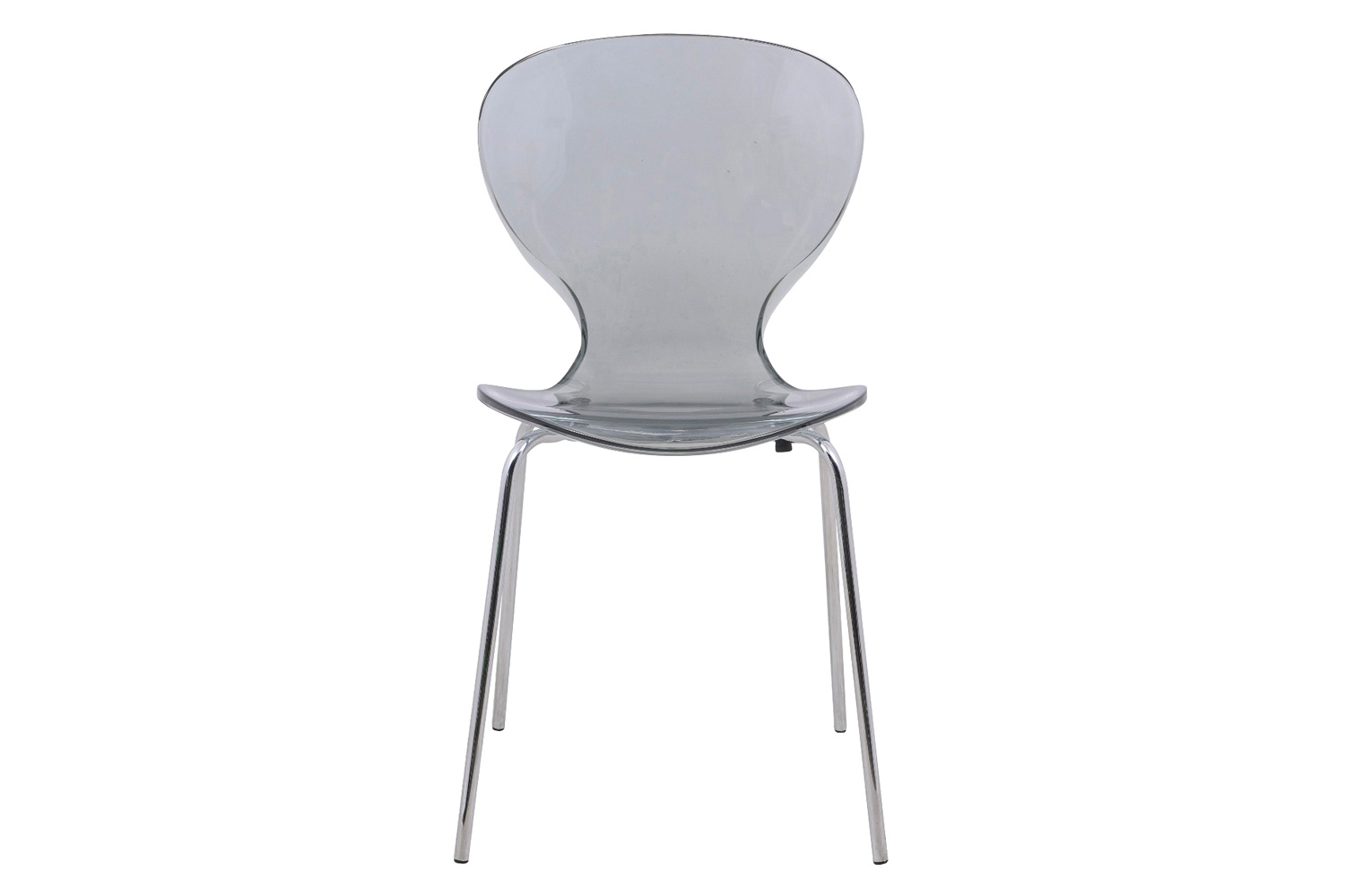 LeisureMod Oyster Modern Dining Side Chair - Black
