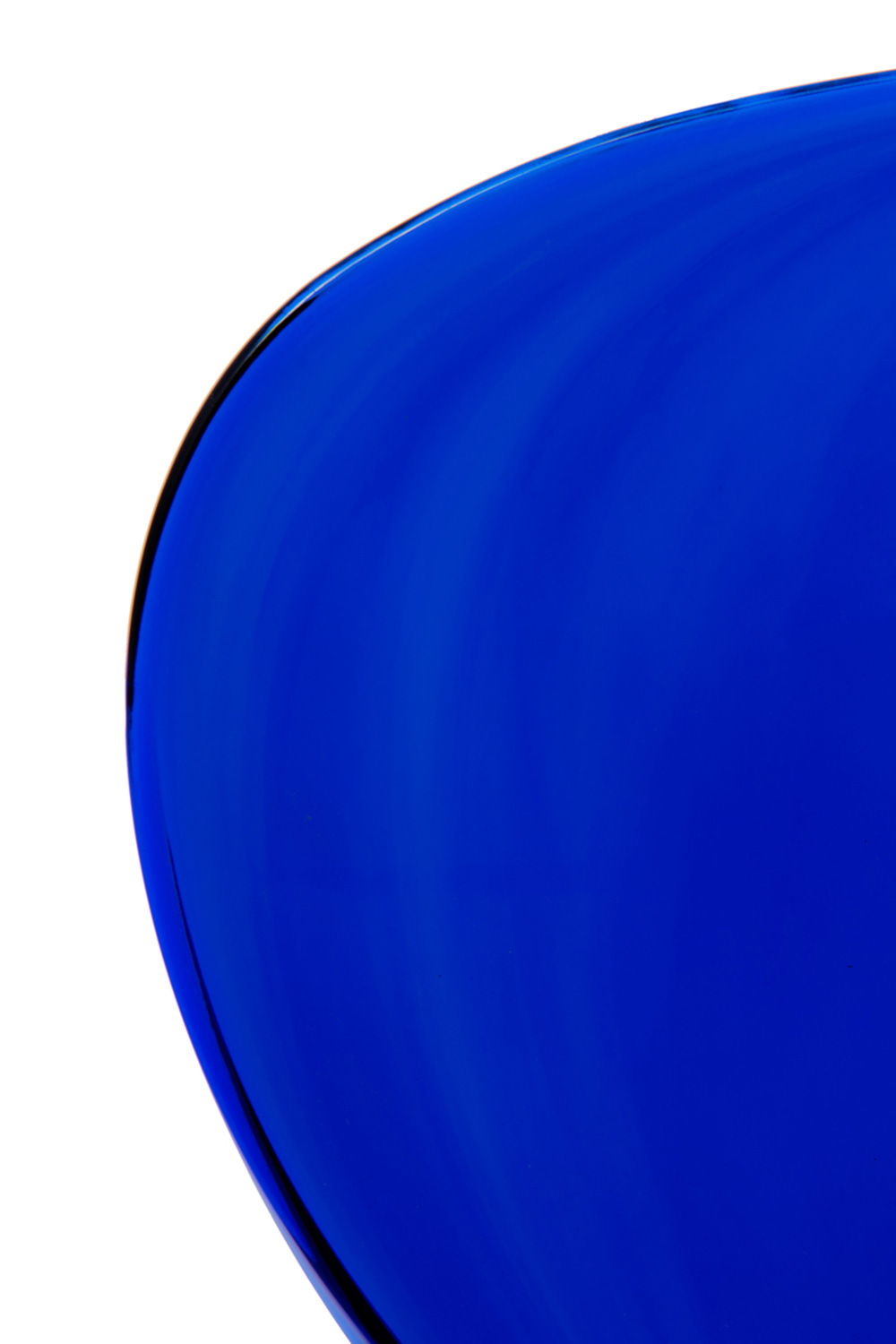 LeisureMod Oyster Modern Dining Side Chair - Blue