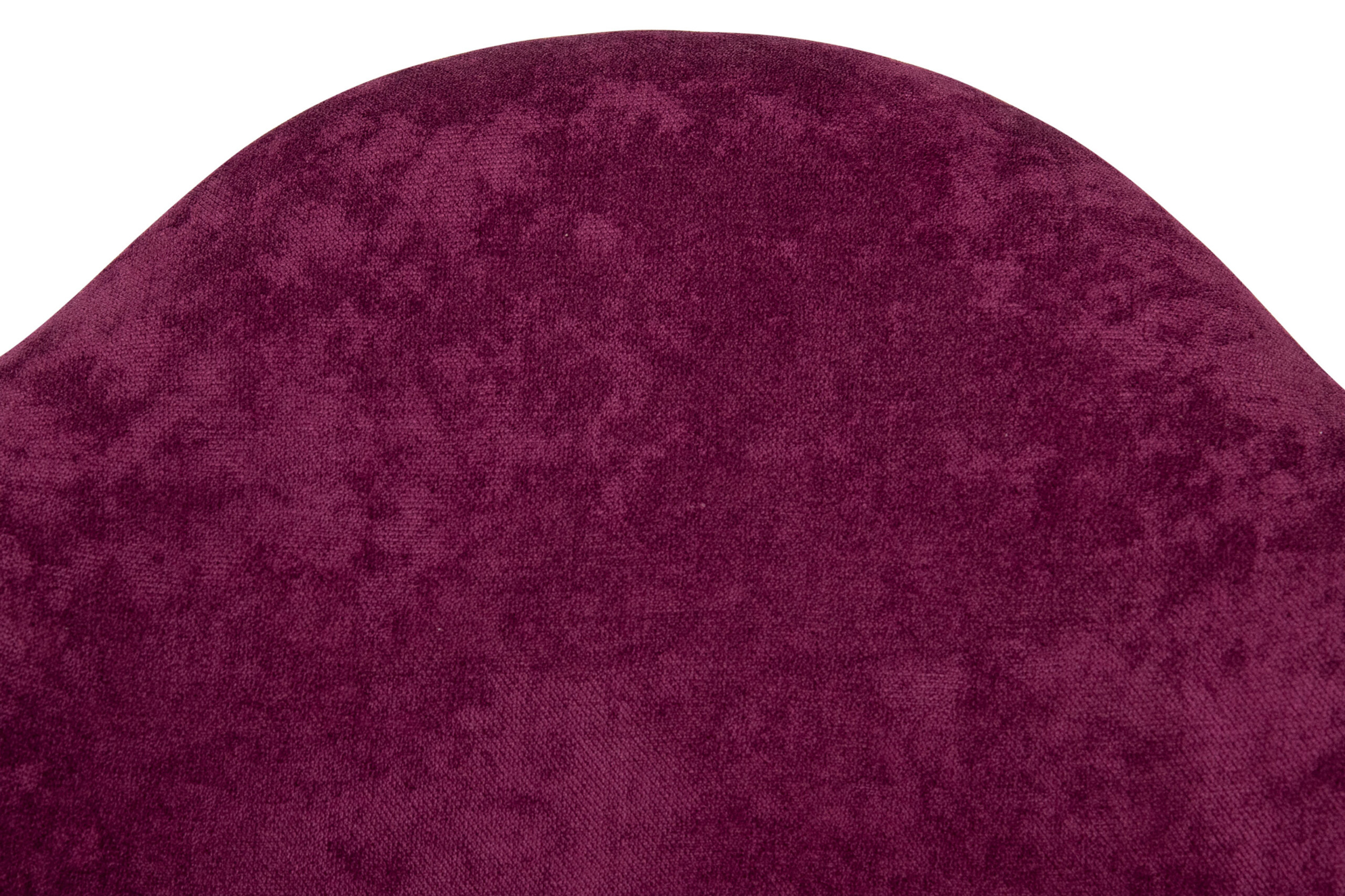 LeisureMod Willow Velvet Eiffel Wooden Base Accent Chair - Purple
