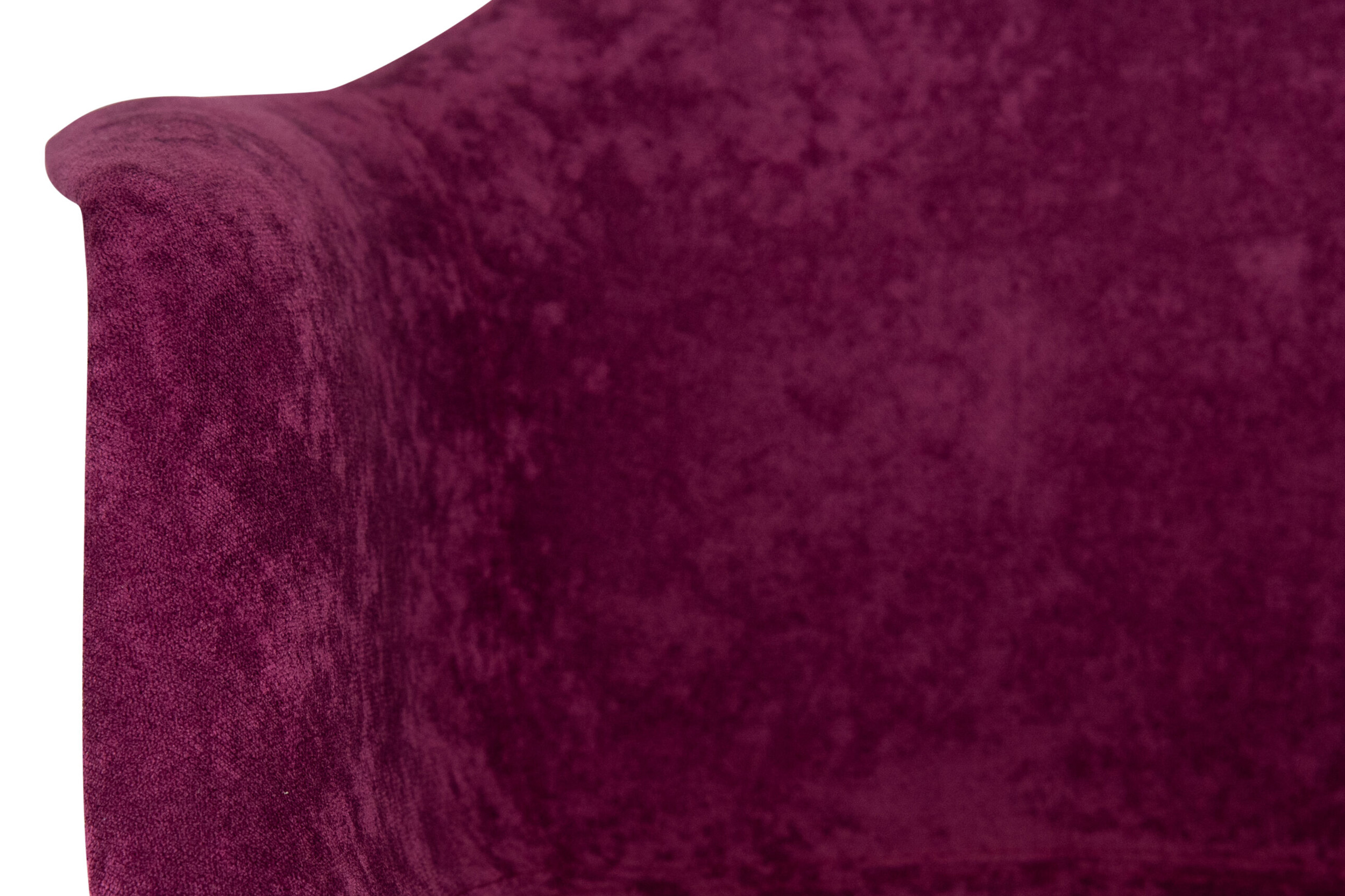 LeisureMod Willow Velvet Eiffel Wooden Base Accent Chair - Purple