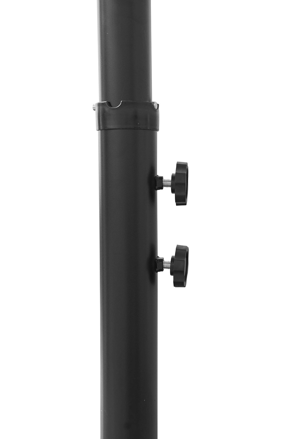 LeisureMod Willry Modern Outdoor 10 Ft Offset Cantilever Hanging Patio Umbrella with Solar Powered Led - Green