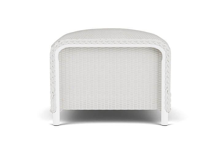 Lloyd Flanders™ Reflections Ottoman, Padded - Matte White