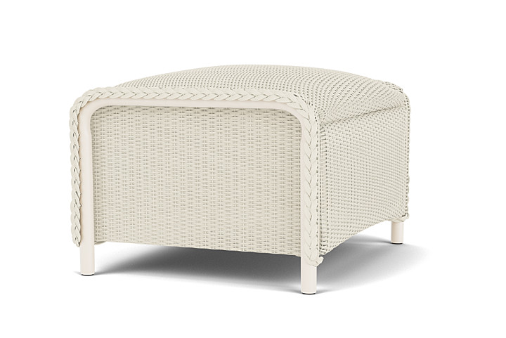 Lloyd Flanders™ Reflections Ottoman, Padded - Ivory