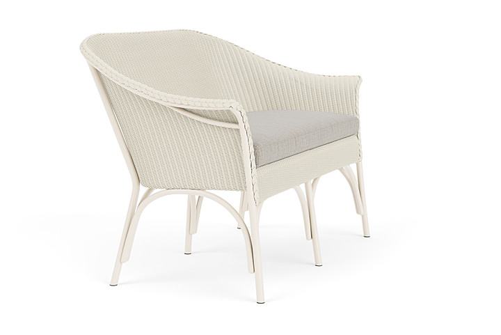 Lloyd Flanders™ All Seasons Settee - Ivory, Callen Celadon
