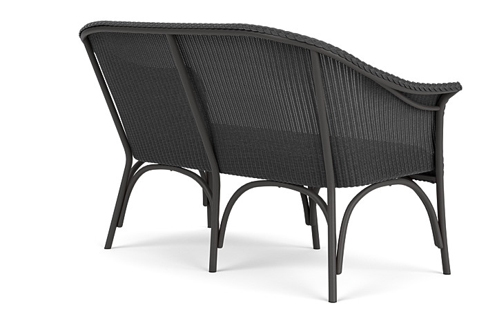 Lloyd Flanders™ All Seasons Settee with Padded Seat - Charcoal