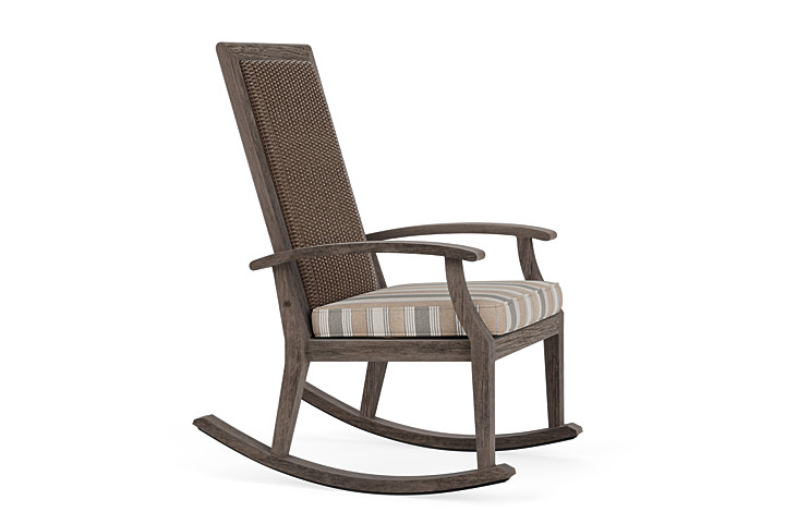 Lloyd Flanders™ Frontier High Back Porch Rocker - Bark