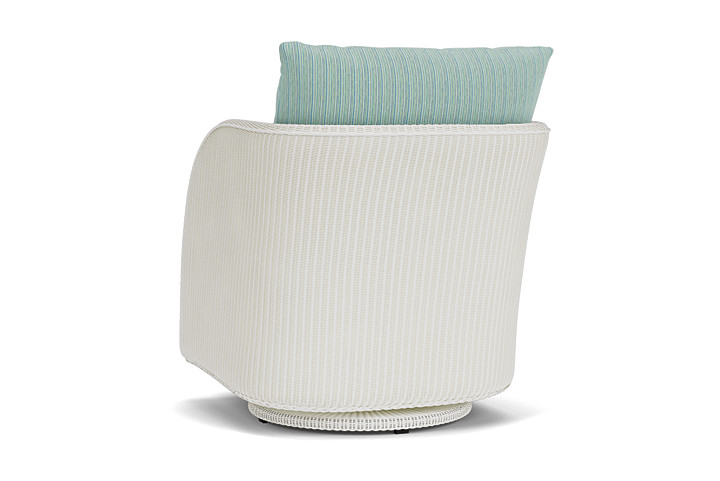 Lloyd Flanders™ Essence Swivel Glider Lounge Chair - Matte White