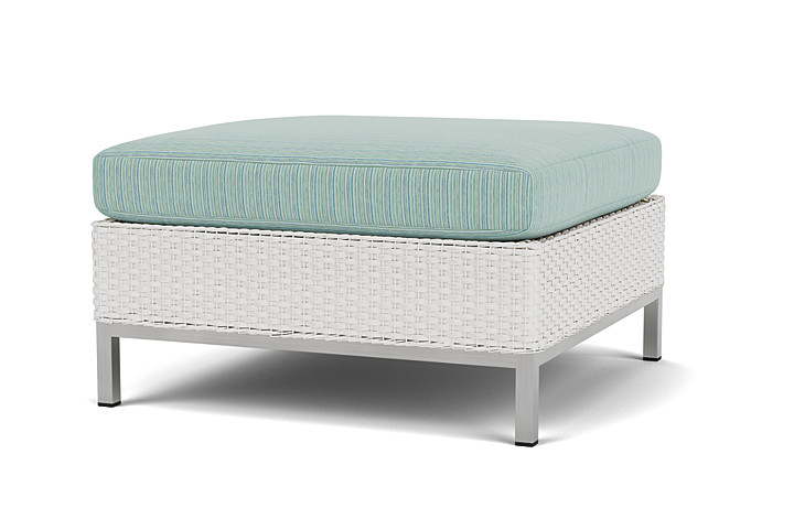 Lloyd Flanders™ Elements Ottoman  - Matte White
