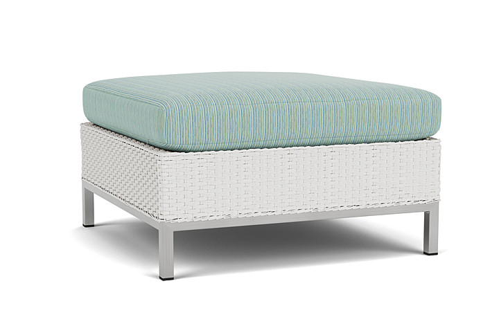Lloyd Flanders™ Elements Ottoman  - Matte White