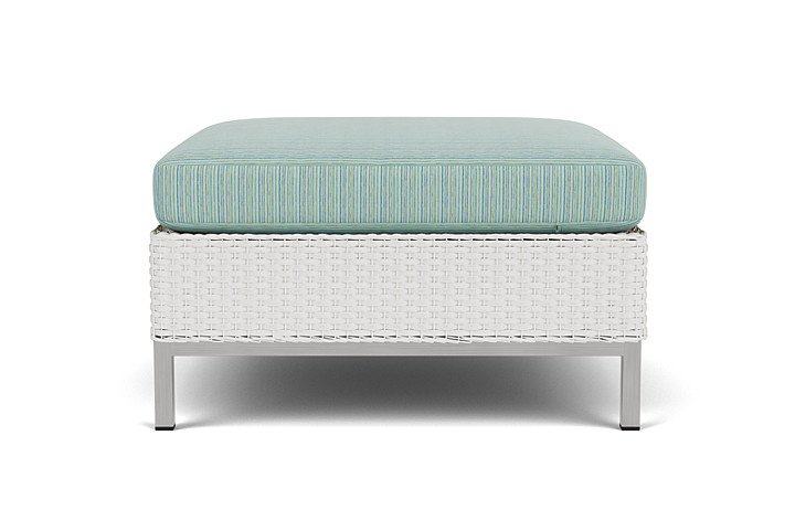 Lloyd Flanders™ Elements Ottoman  - Matte White