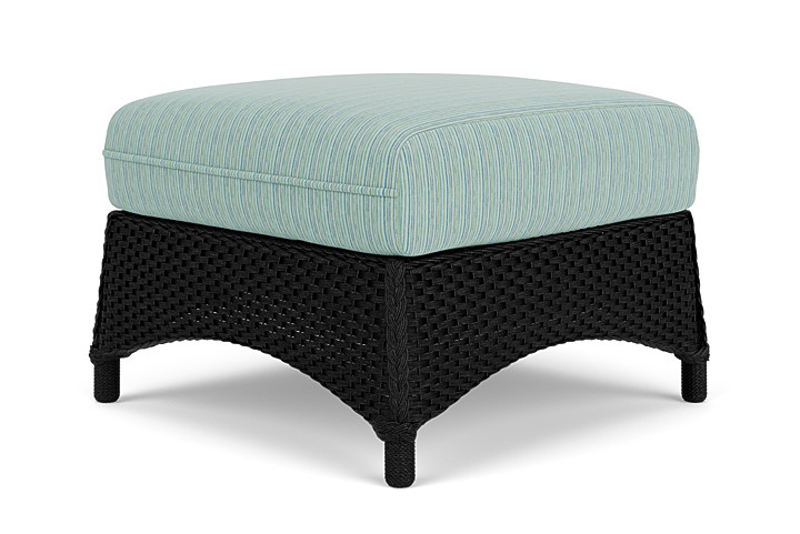 Lloyd Flanders™ Mandalay Ottoman  - Ebony