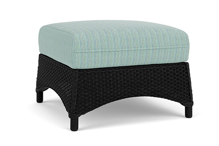 Lloyd Flanders™ Mandalay Ottoman  - Ebony