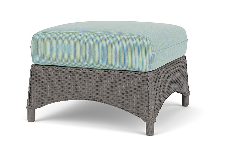 Lloyd Flanders™ Mandalay Ottoman  - Pewter