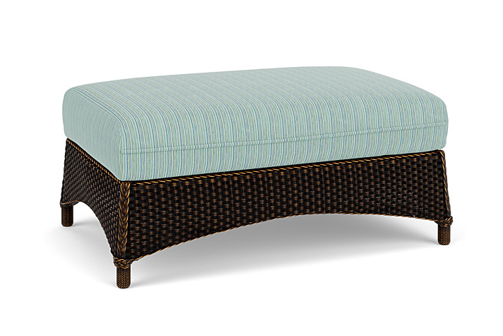 Lloyd Flanders™ Mandalay Large Ottoman - Mink
