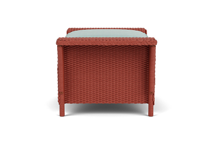 Lloyd Flanders™ Nantucket Ottoman  - Terracotta