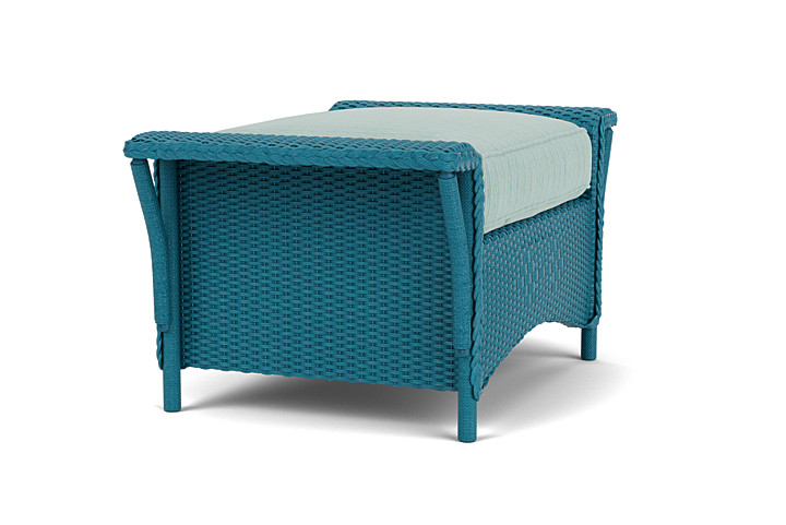 Lloyd Flanders™ Nantucket Ottoman  - Peacock