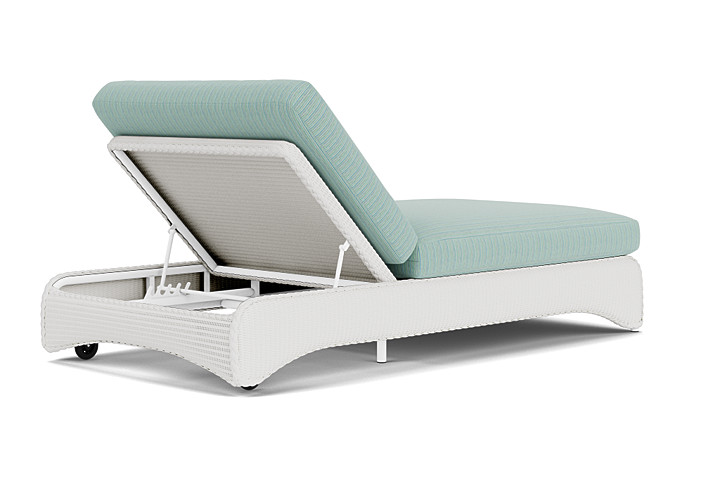 Lloyd Flanders™ Loom Double Chaise - Matte White