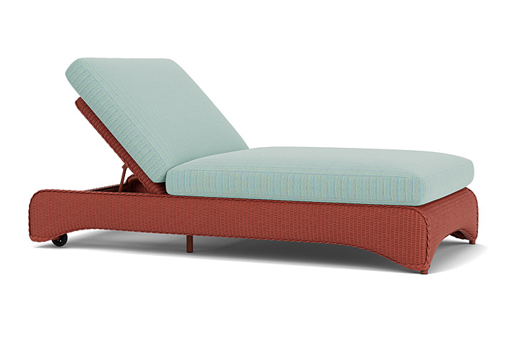 Lloyd Flanders™ Loom Double Chaise - Terracotta