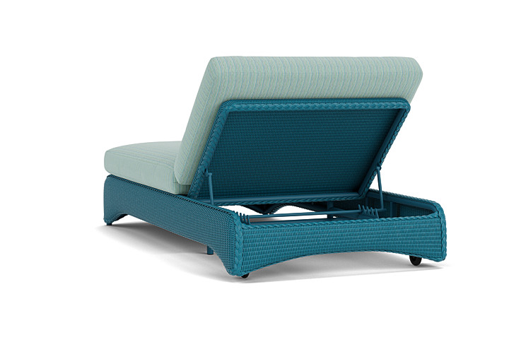 Lloyd Flanders™ Loom Double Chaise - Peacock
