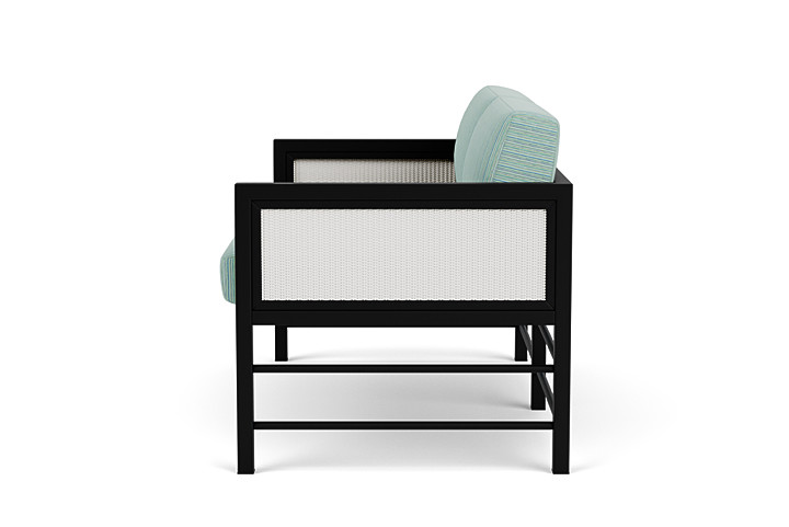 Lloyd Flanders™ Southport Loveseat - Matte White, Unearth Dew
