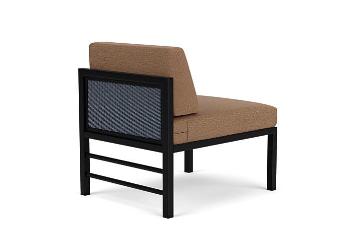 Lloyd Flanders™ Southport Armless Sectional - Denim Blue, Canvas Natural