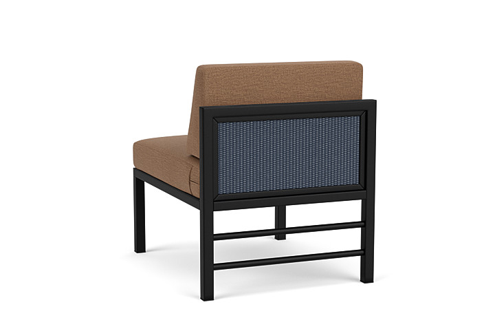 Lloyd Flanders™ Southport Armless Sectional - Denim Blue, Canvas Natural