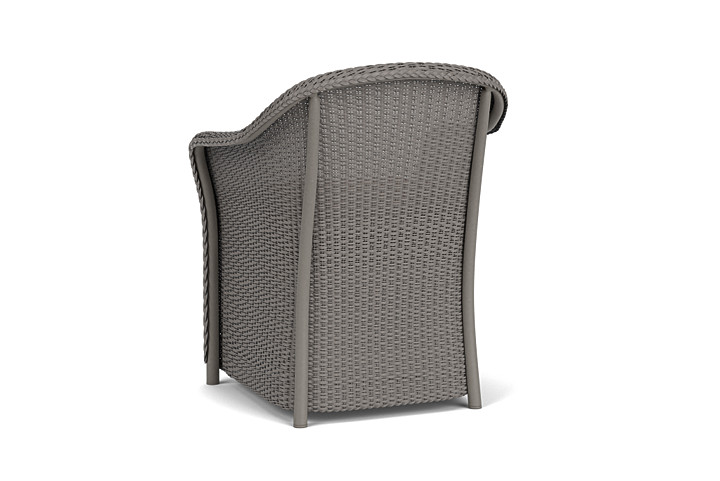 Lloyd Flanders™ Weekend Retreat Dining Armchair - Pewter, Canvas Natural