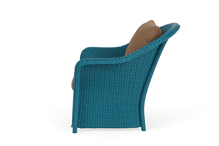 Lloyd Flanders™ Weekend Retreat Lounge Chair - Peacock, Canvas Natural