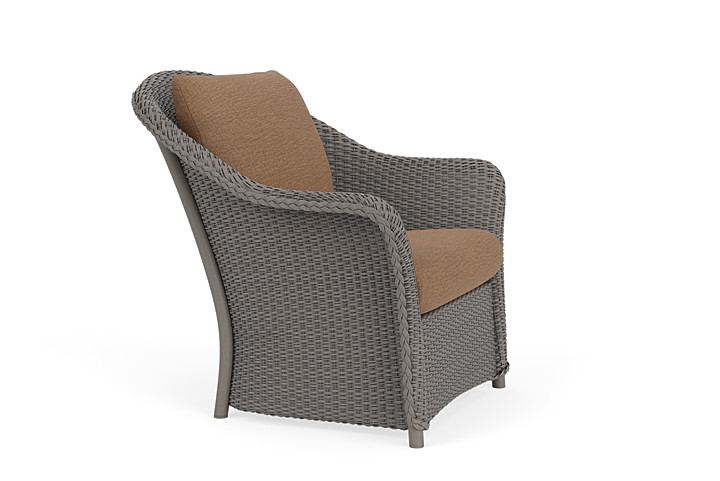 Lloyd Flanders™ Weekend Retreat Lounge Chair - Pewter, Canvas Natural