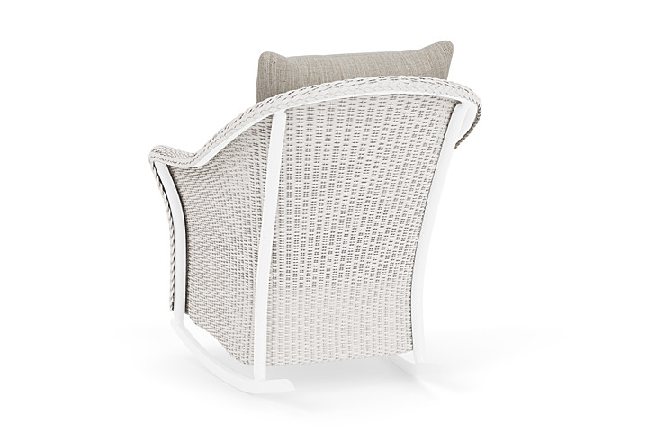 Lloyd Flanders™ Weekend Retreat Lounge Rocker - White, Callen Celadon